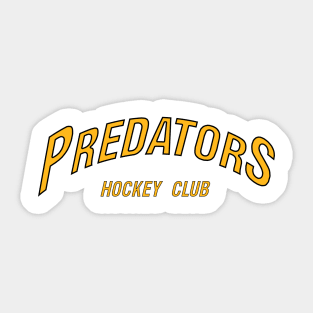 Predators Hockey Club Sticker